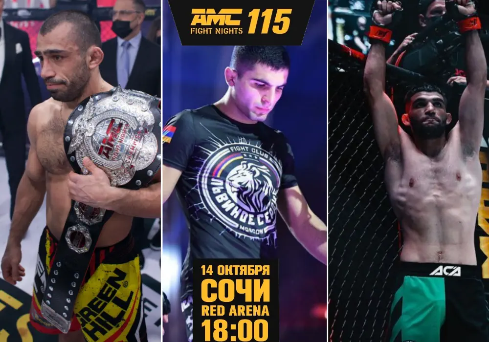 День армянских боев в Сочи. AMC Fight Nights 115