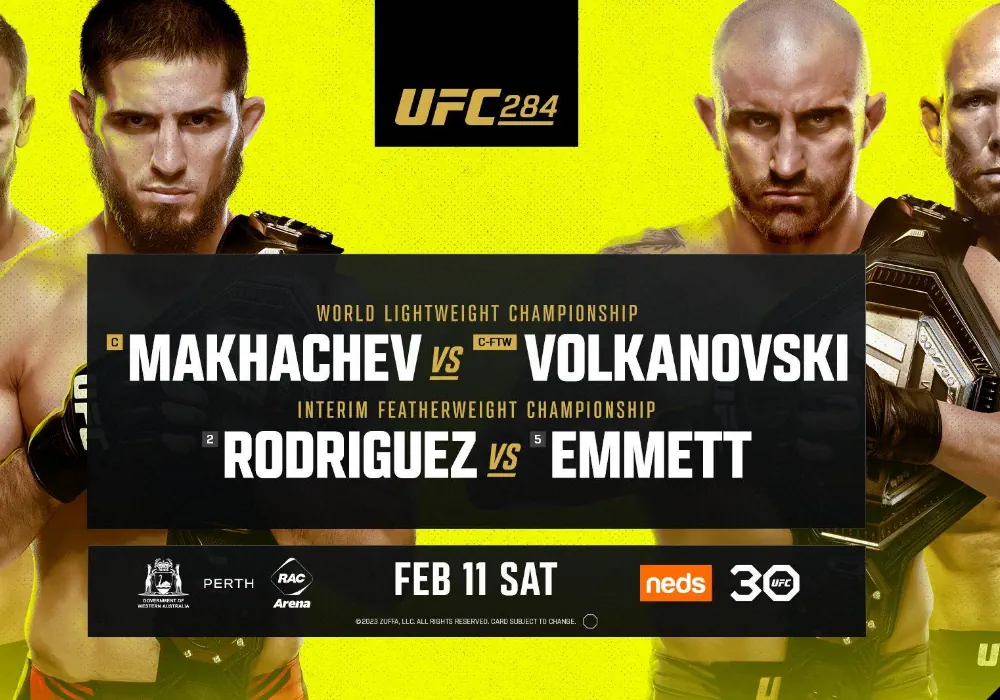 Определены фавориты боев на UFC 284