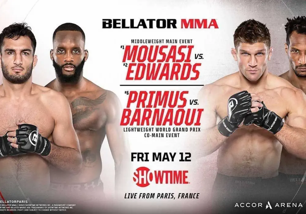 Bellator 296. Онлайн трансляция боя Мусаси - Эдвардс