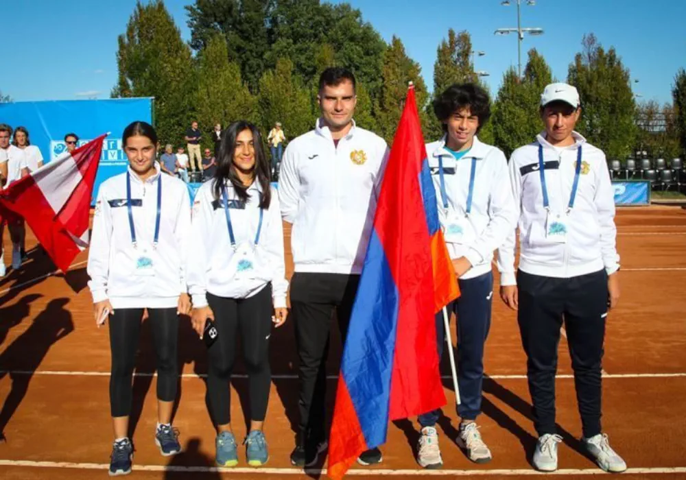 Армянские теннисисты приняли участие на Чемпионате Европы U16