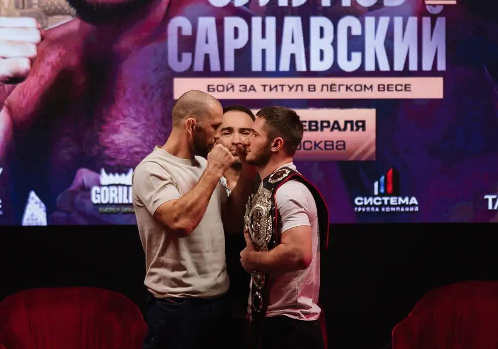 Сарнавский победил Сулумова удушающим приемом и стал новым чемпионом AMC Fight Nights