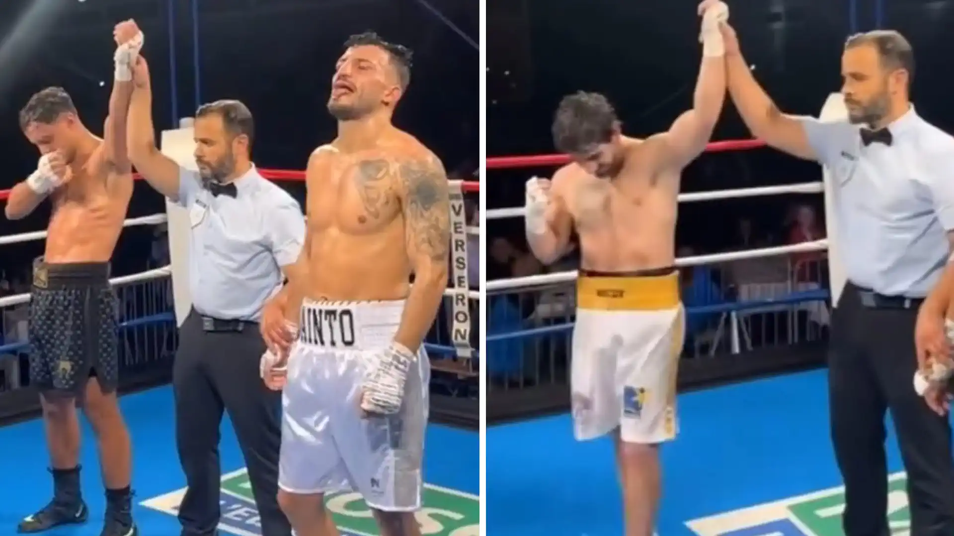 Shahverdyan and Khanguieldyan won at a boxing event in Marseille (video)