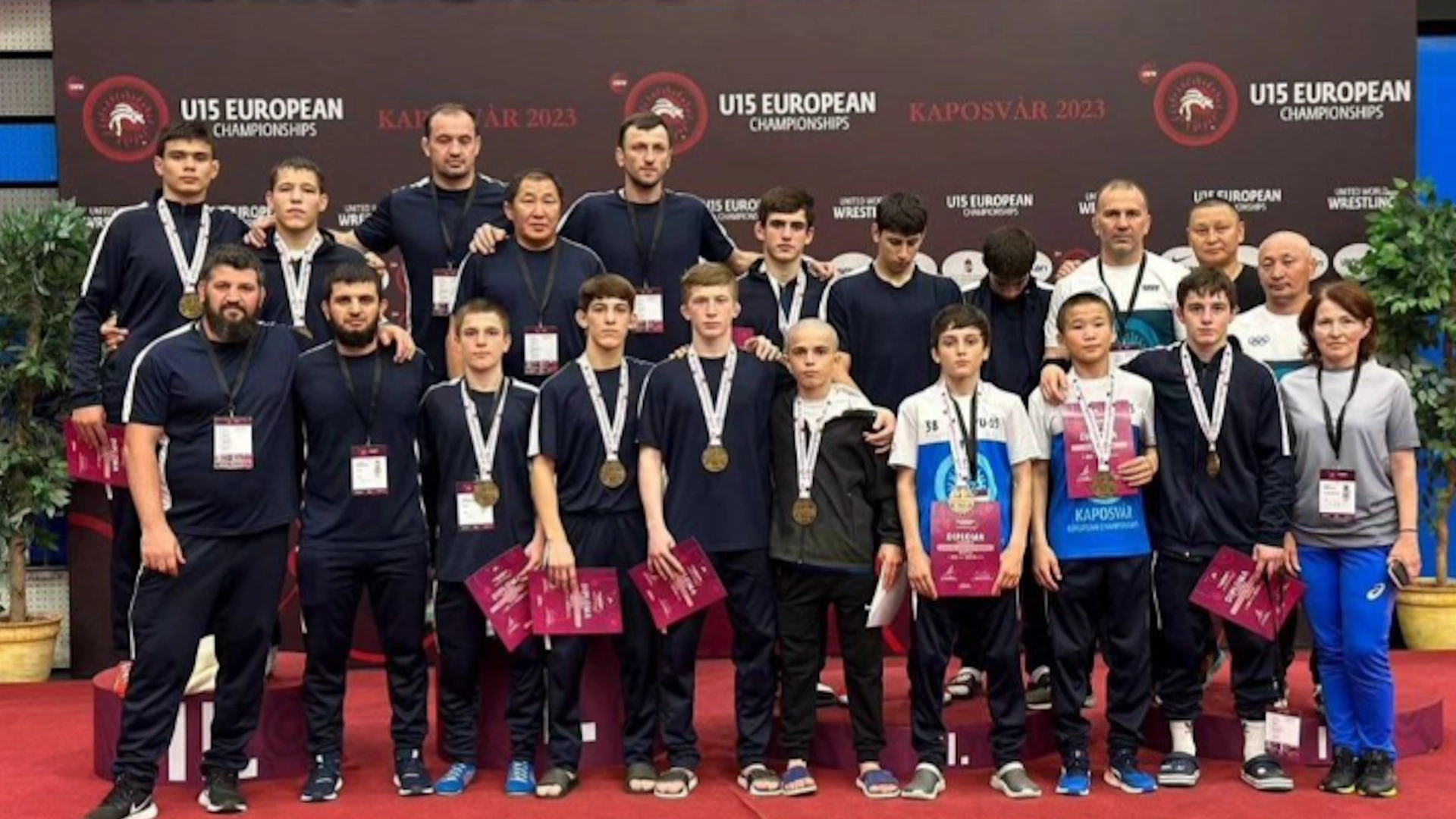 Состав сборной России по вольной борьбе на чемпионат Европы U-15