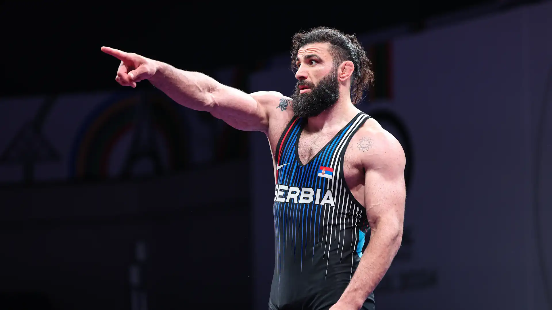 Semifinal pairs of the first day of the world qualification tournament in Greco-Roman wrestling