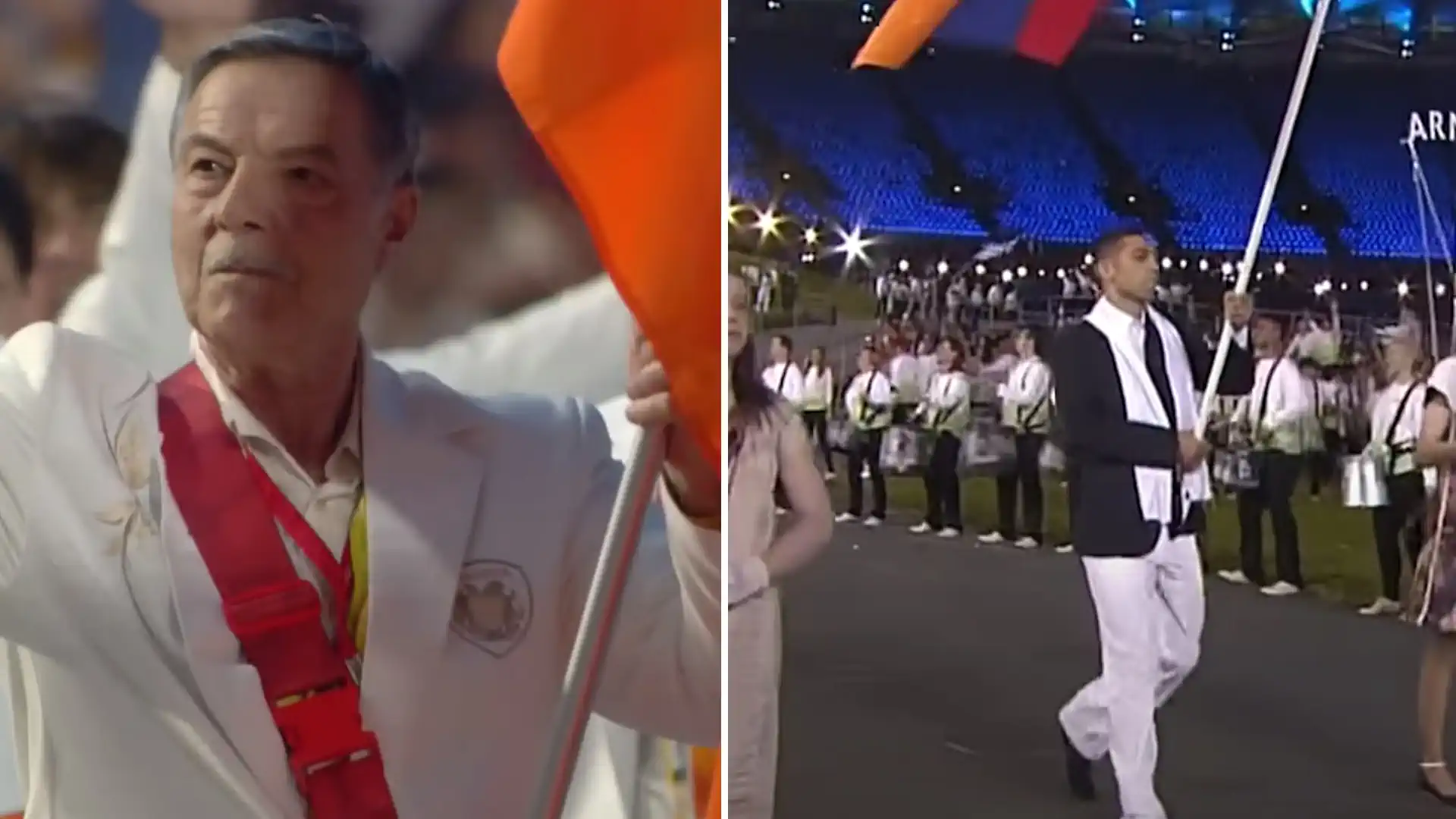 All flag bearers from Armenia at the Summer Olympic Games