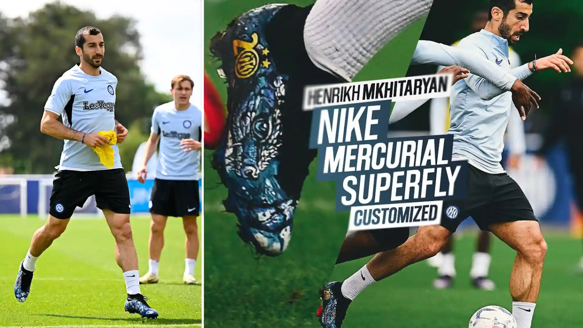 Mkhitaryan has been spotted wearing new speciality boots