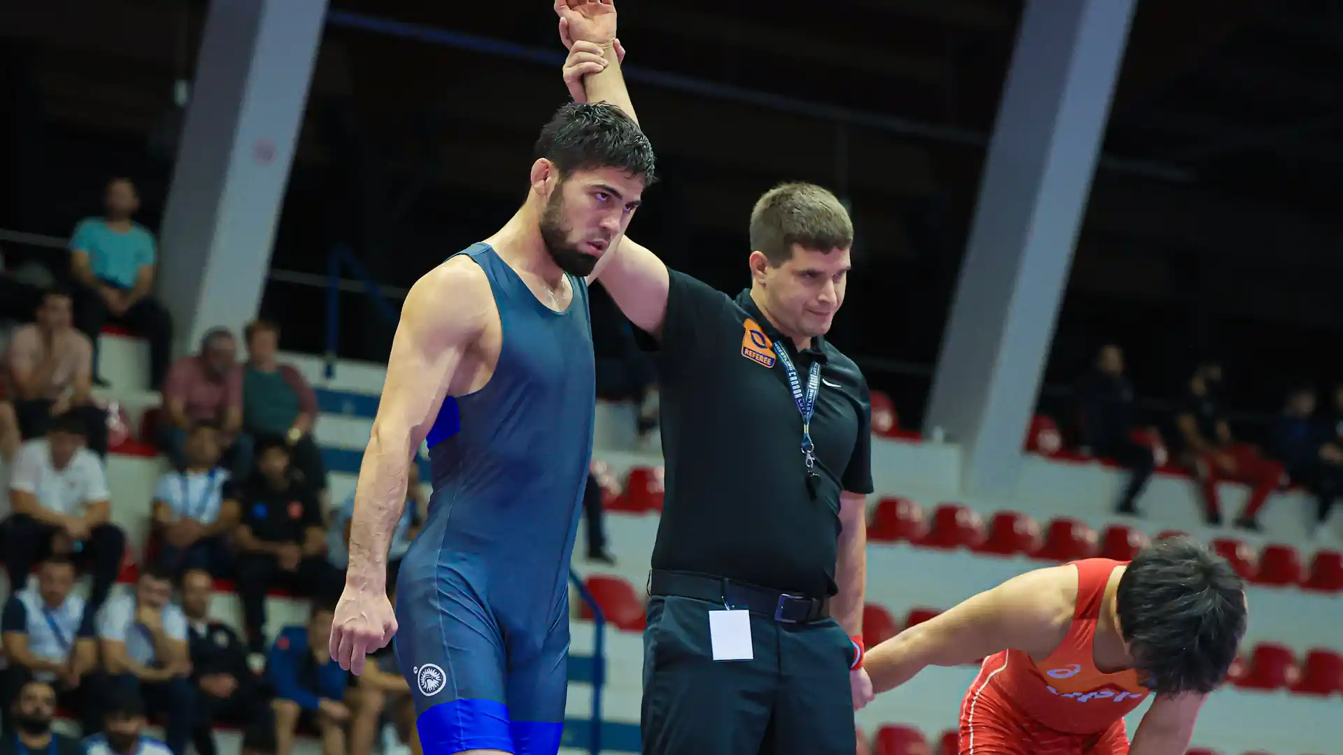 Semifinal pairs of the European U-23 Freestyle Wrestling Championship in Baku