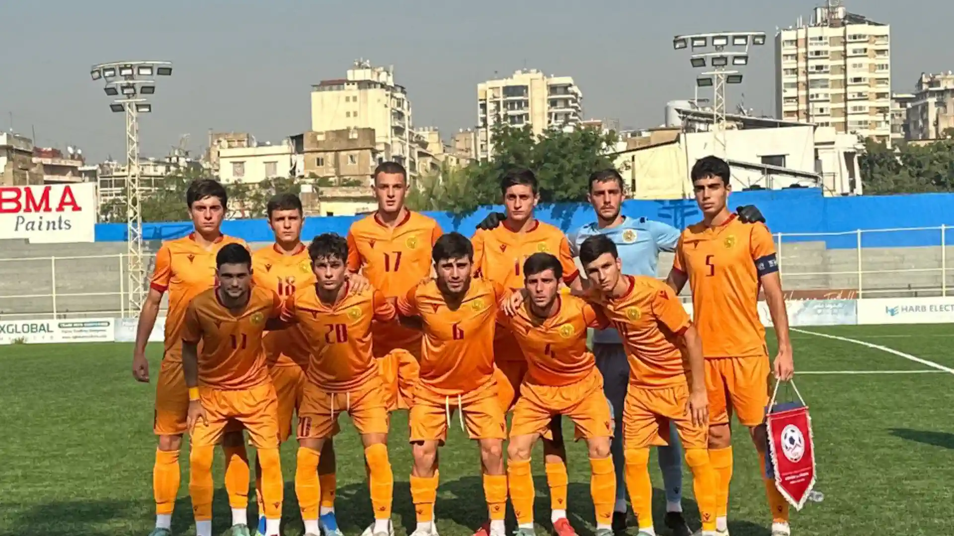 Armenia U19 team defeats Lebanon (Video)