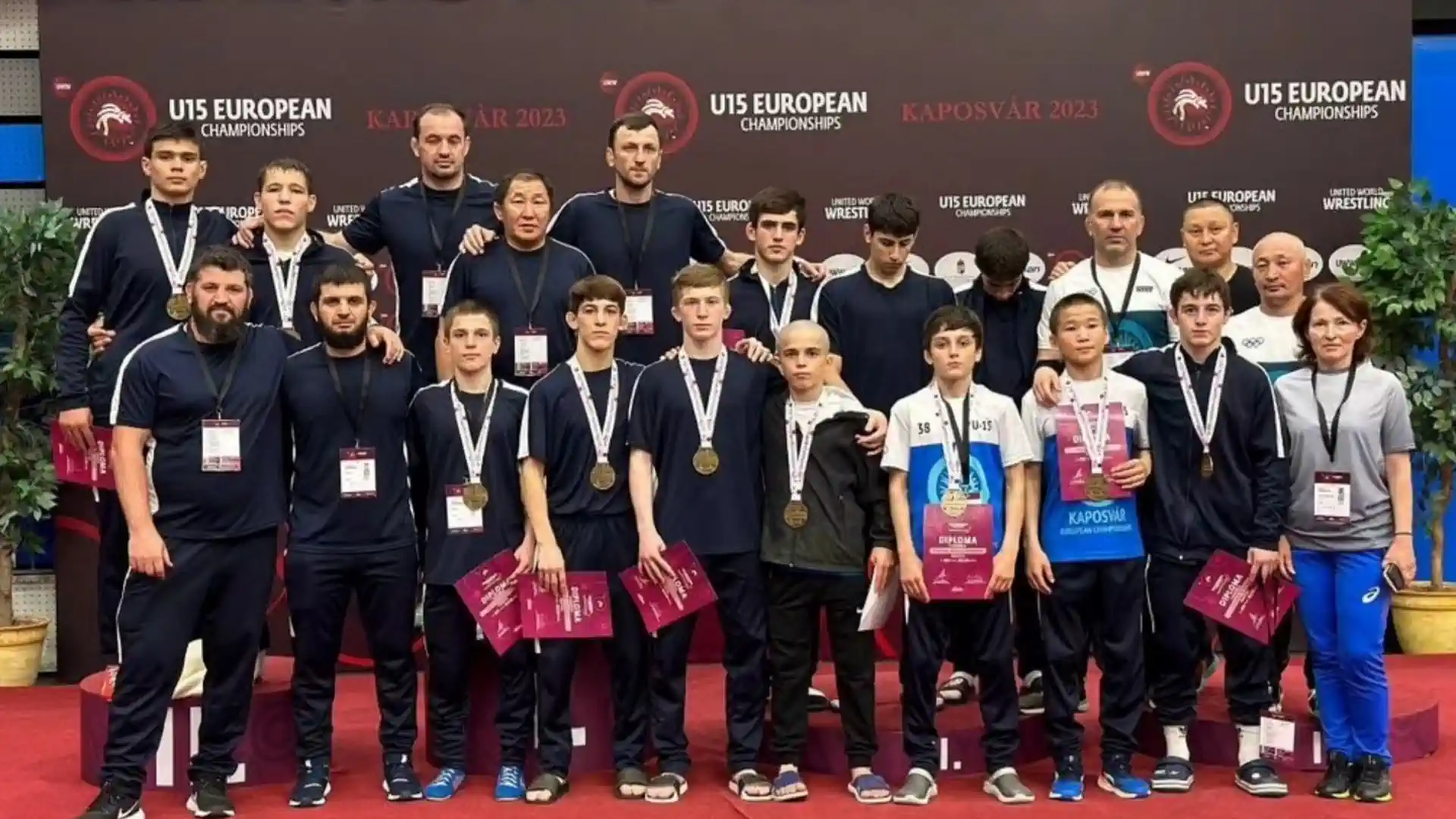 Composition of the Russian national team for the European U-17 wrestling championship