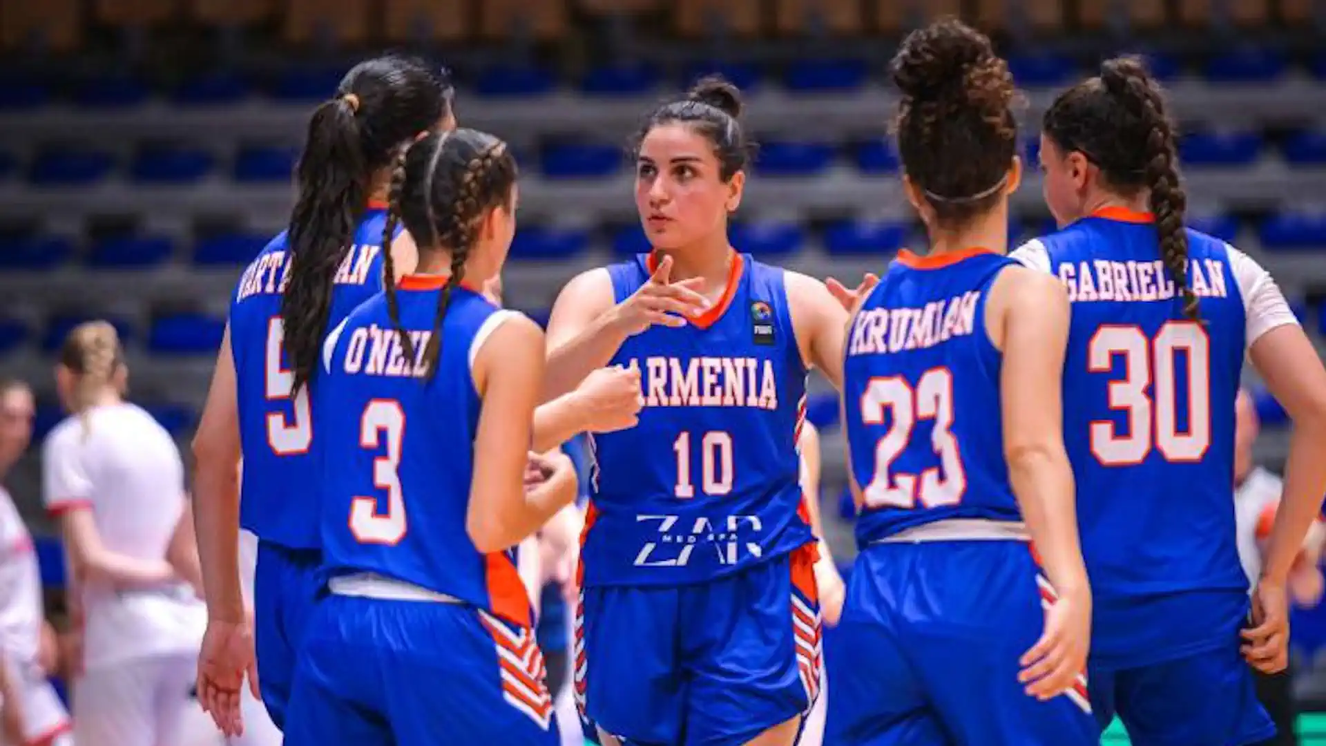 The Armenian women's basketball team lost to Norway in a close game