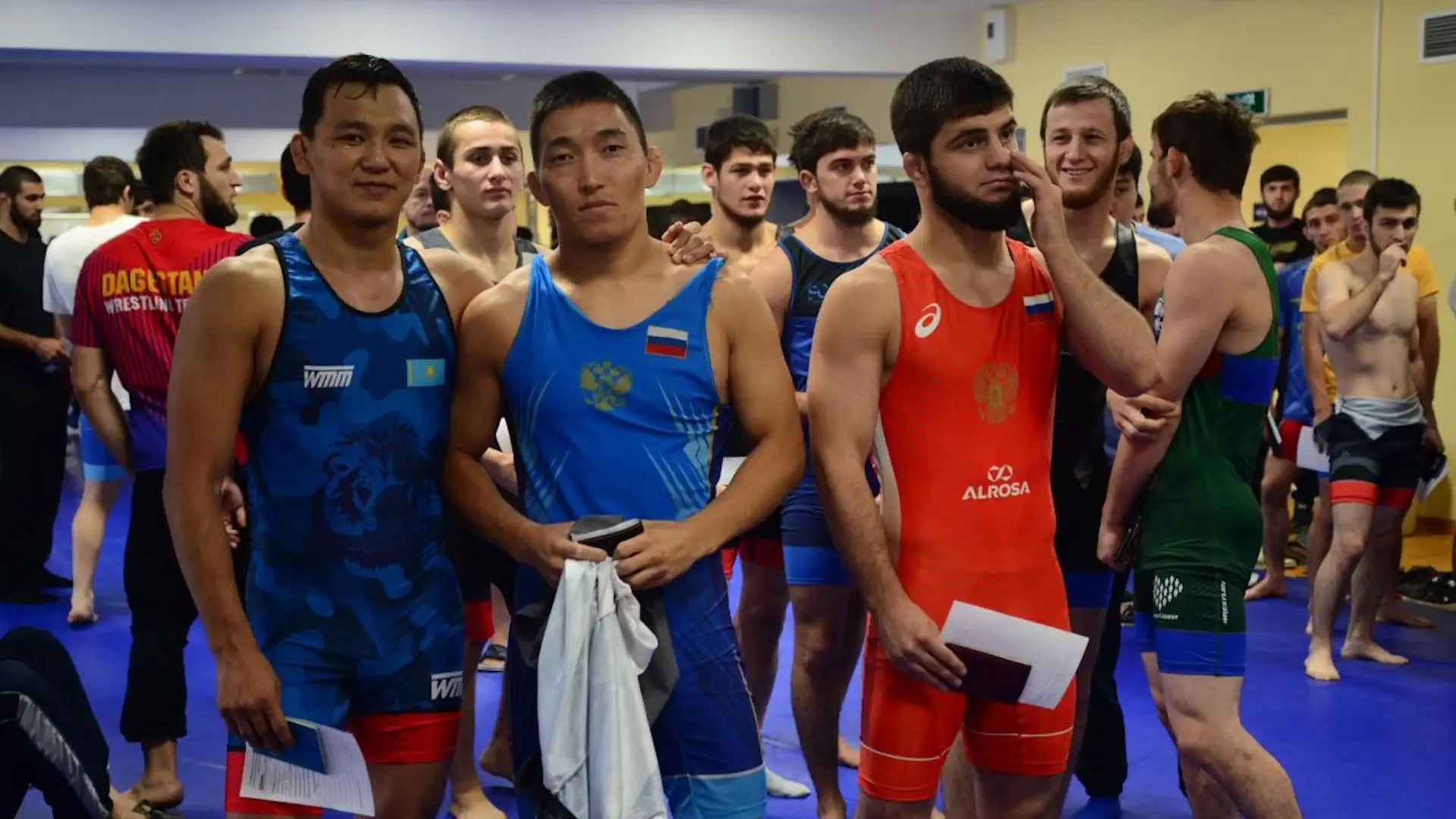 Ali Aliyev International Freestyle Wrestling Tournament. Finalists of the first day