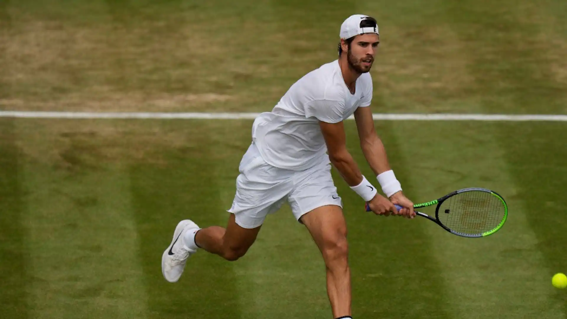 Karen Khachanov advanced to the second round of Wimbledon