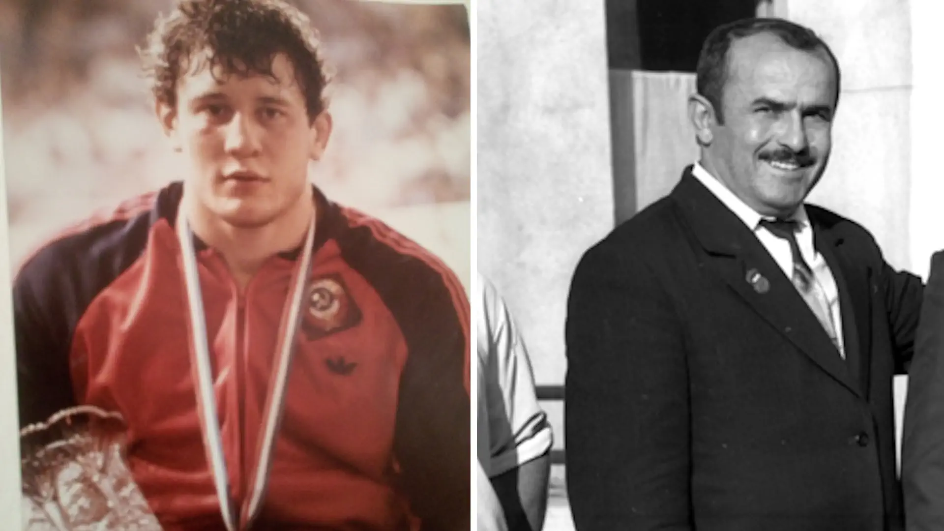 Legendary wrestlers of the USSR - Armenak Karapetyan and Sanasar Oganisyan