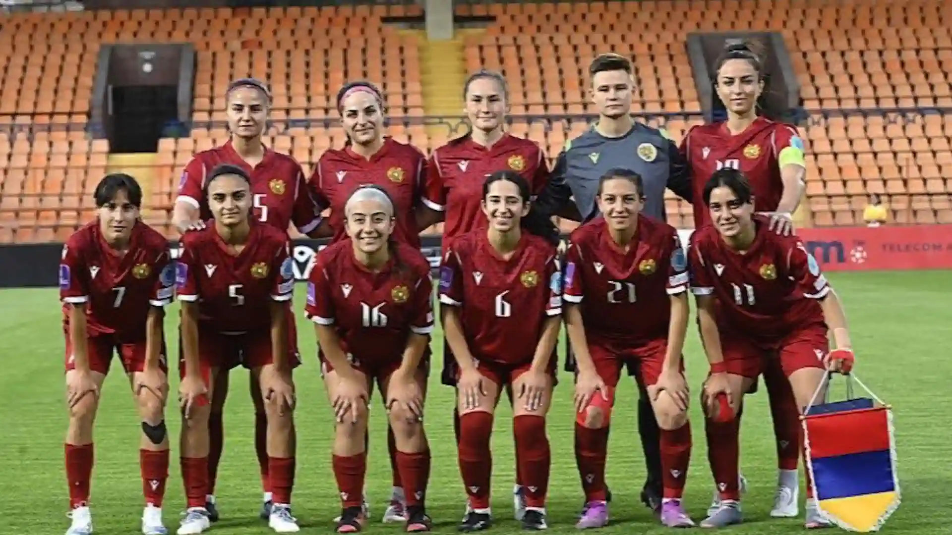 The women's national team of Armenia concludes qualification for EURO 2025