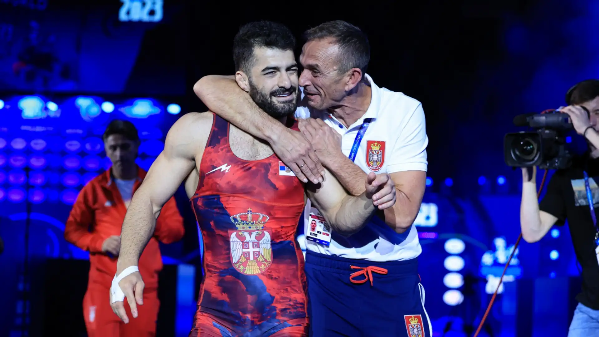 Greco-Roman wrestler Ali Arsalan at the Olympic Games in freestyle wrestling