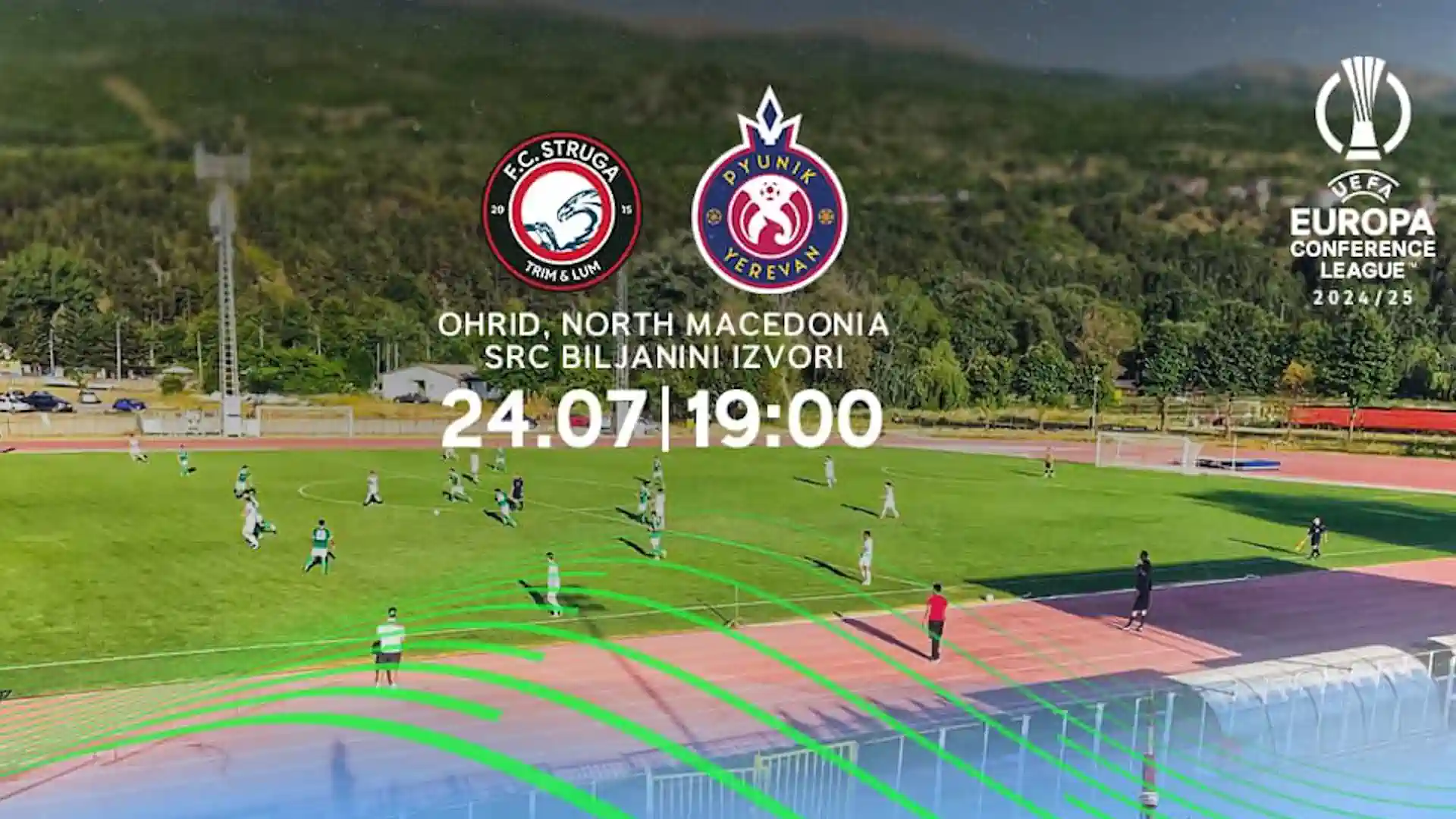 Online broadcast of the match "Struga" — "Pyunik"