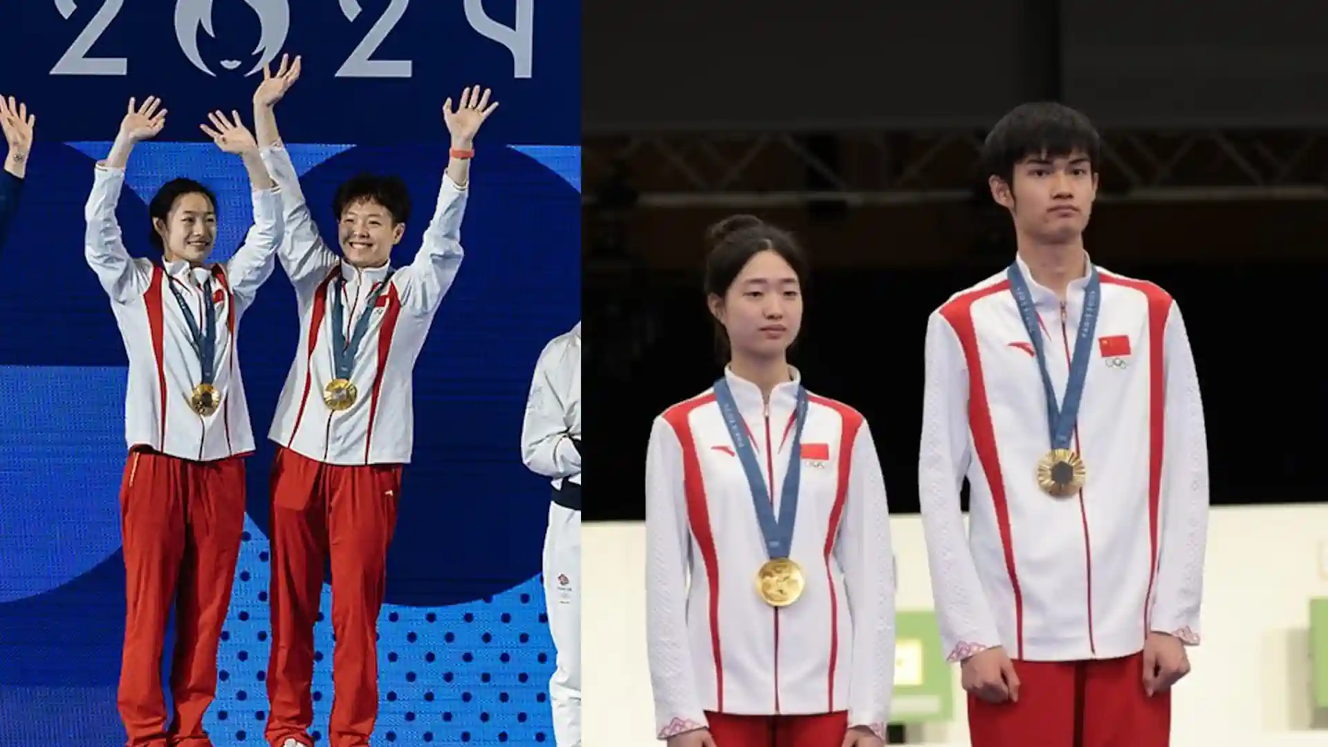 China's national team wins first two gold medals at Paris Olympics