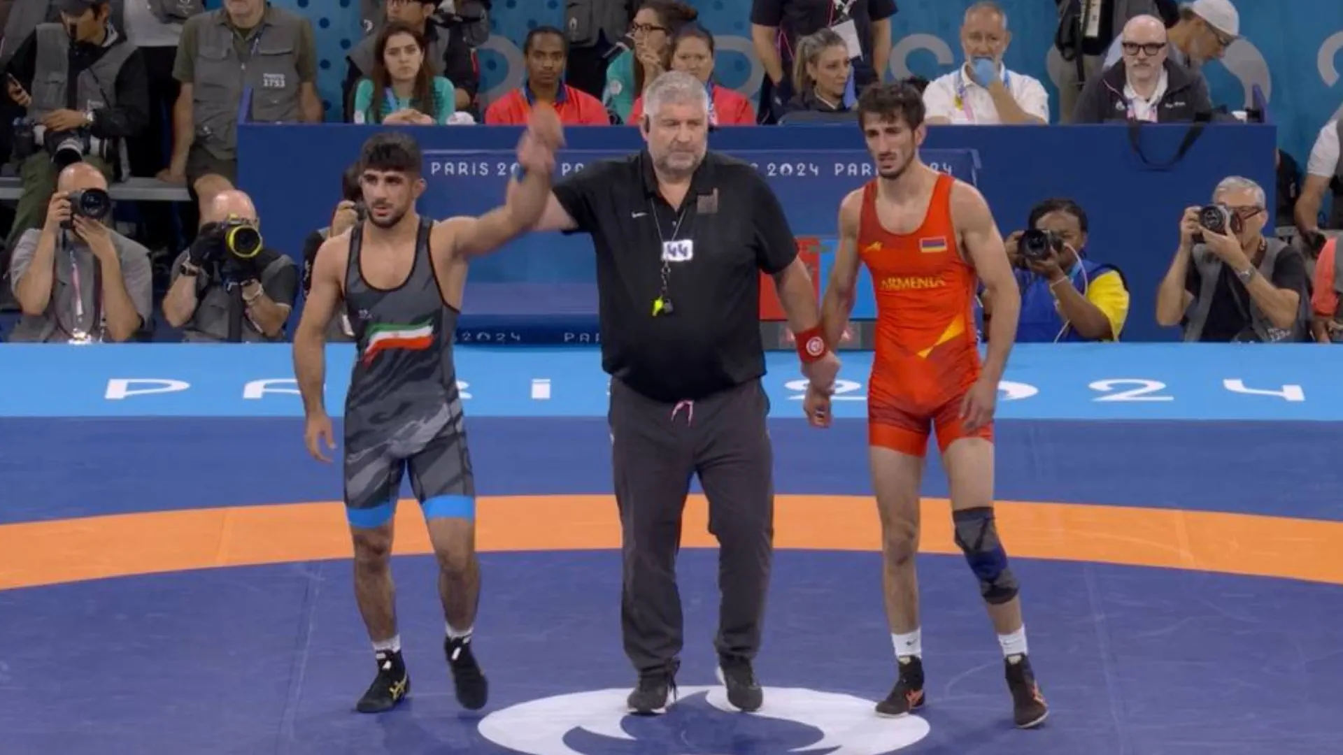 Slavik Galstyan will fight for the bronze medal in Greco-Roman wrestling tomorrow at the Olympic Games