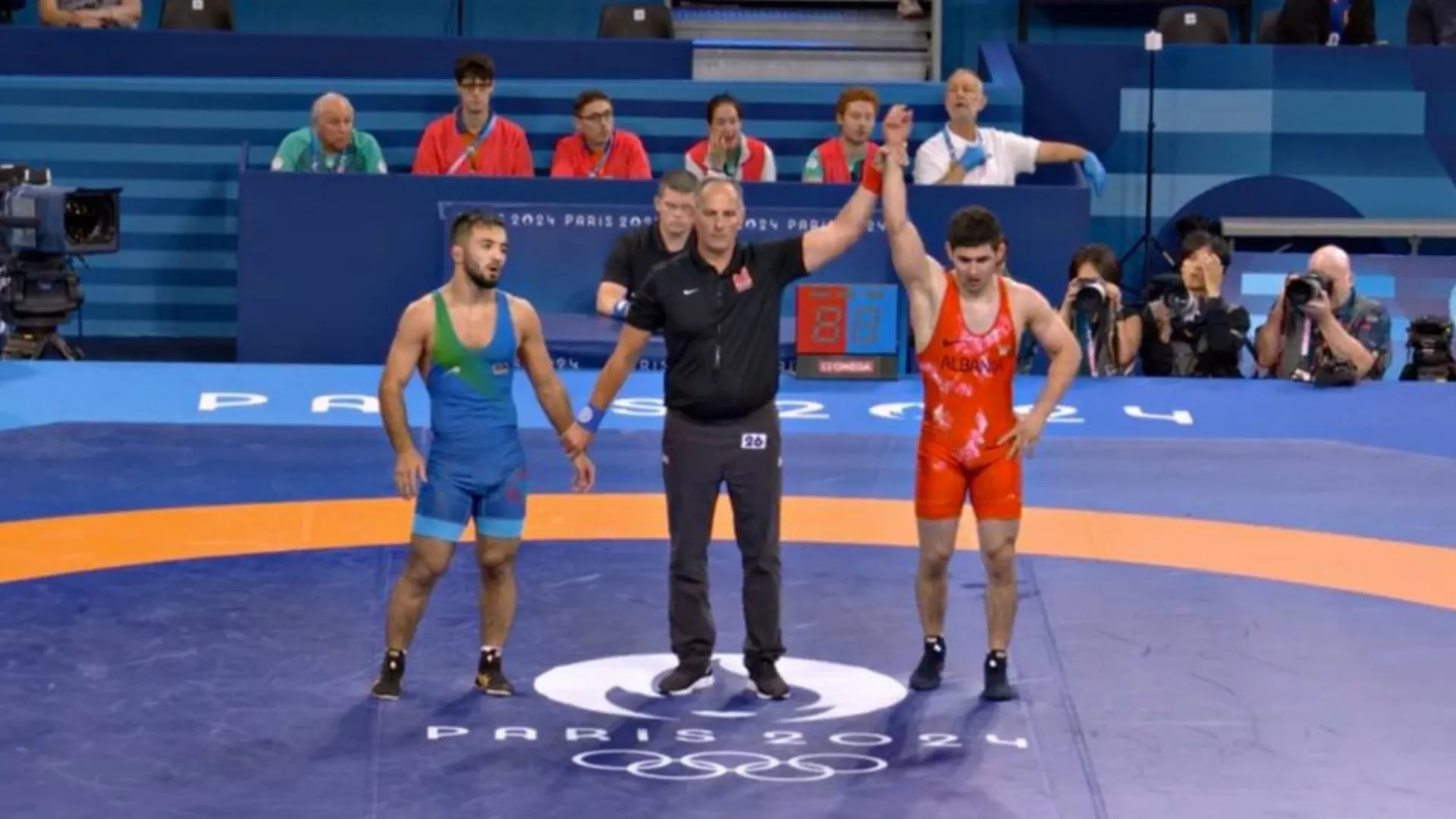 Azerbaijani Turan Bayramov is eliminated from the Olympic Games in freestyle wrestling