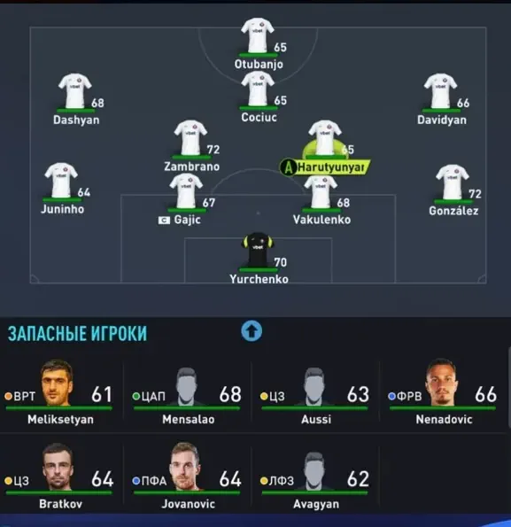 Пюник FIFA 22