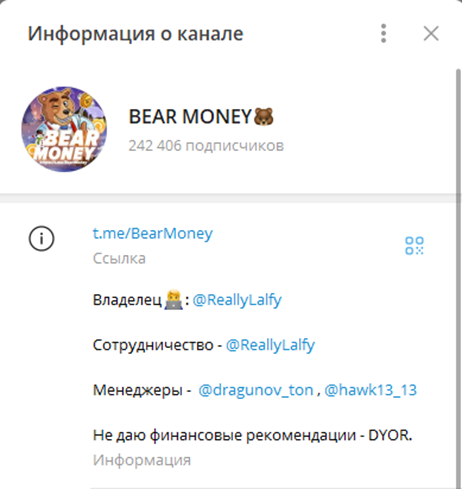 bear money